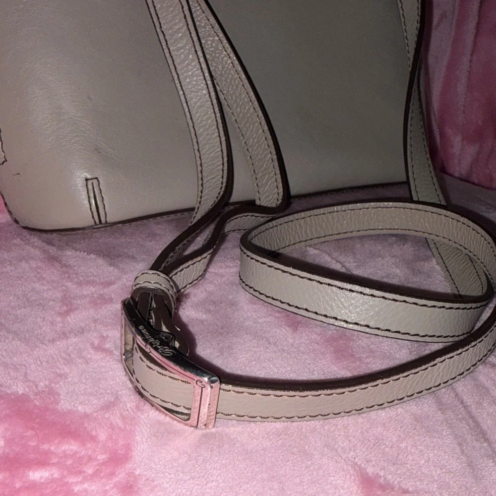 Brighton Ferrara Vella Nova Domed Studded Beechwood Crossbody Bag NWOT